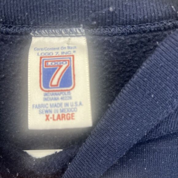 Dallas Cowboys Crewneck Sweatshirt Adult XL Logo 7 NFL Vintage 90s Blue - Picture 10 of 11